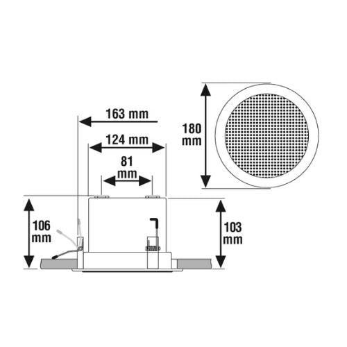 6 W Kabin Tipi Hoparlör