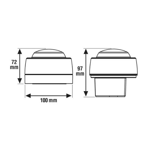 766410 Sloex Flashlights 9/60 Red