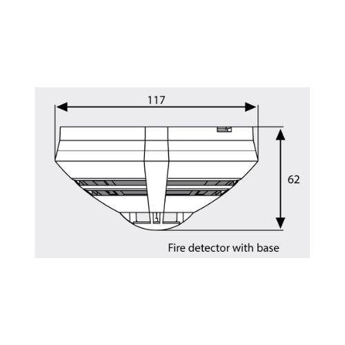 802371 IQ8Quad İzolatörlü Optik Duman Dedektörü