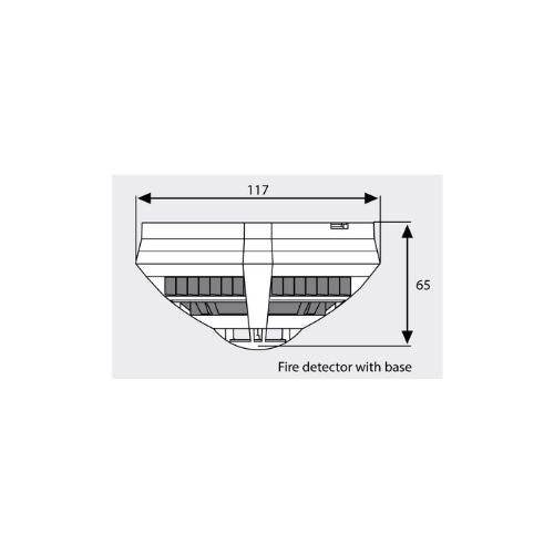 802382 O/So optik duman dedektörü - IQ8Quad